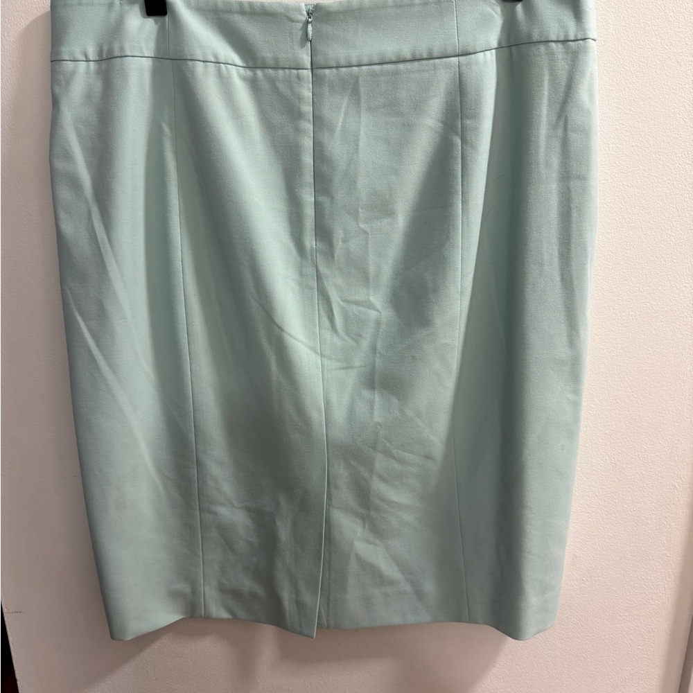 Calvin‎ Klein Women Skirt Mint Green Pencil Knee Length Size 14 - Picture 2 of 3
